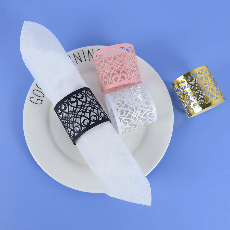 10/20gb Salvešu gredzens Zelta Sudraba Kāzu Pasākumu Galda Noformējums Salvešu Dvieļu Gredzena Turētājs Princeses Prinča Rhinestone ballītes piederumi