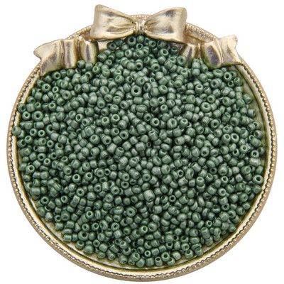 1000Gb 3mm Pērļu krāsas krāsas efekta stikla sēklu krelles DIY apģērbu šūšanai rotaslietas izgatavošanai franču izšūšanas amatniecības piederumi 30g