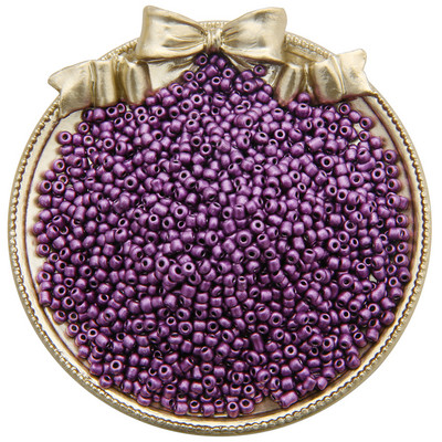 1000Gb 3mm Pērļu krāsas krāsas efekta stikla sēklu krelles DIY apģērbu šūšanai rotaslietas izgatavošanai franču izšūšanas amatniecības piederumi 30g