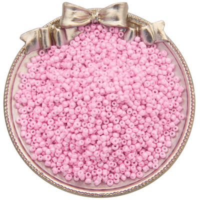1000Gb 3mm Pērļu krāsas krāsas efekta stikla sēklu krelles DIY apģērbu šūšanai rotaslietas izgatavošanai franču izšūšanas amatniecības piederumi 30g