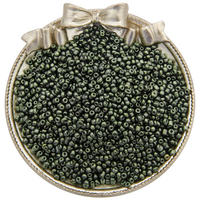 1000Gb 3mm Pērļu krāsas krāsas efekta stikla sēklu krelles DIY apģērbu šūšanai rotaslietas izgatavošanai franču izšūšanas amatniecības piederumi 30g