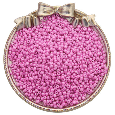 1000Gb 3mm Pērļu krāsas krāsas efekta stikla sēklu krelles DIY apģērbu šūšanai rotaslietas izgatavošanai franču izšūšanas amatniecības piederumi 30g