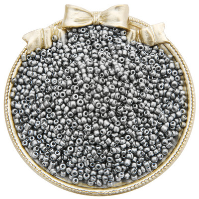 1000Gb 3mm Pērļu krāsas krāsas efekta stikla sēklu krelles DIY apģērbu šūšanai rotaslietas izgatavošanai franču izšūšanas amatniecības piederumi 30g