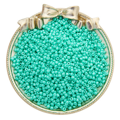 1000Gb 3mm Pērļu krāsas krāsas efekta stikla sēklu krelles DIY apģērbu šūšanai rotaslietas izgatavošanai franču izšūšanas amatniecības piederumi 30g