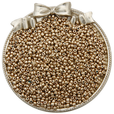 1000Gb 3mm Pērļu krāsas krāsas efekta stikla sēklu krelles DIY apģērbu šūšanai rotaslietas izgatavošanai franču izšūšanas amatniecības piederumi 30g