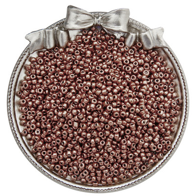 1000Gb 3mm Pērļu krāsas krāsas efekta stikla sēklu krelles DIY apģērbu šūšanai rotaslietas izgatavošanai franču izšūšanas amatniecības piederumi 30g