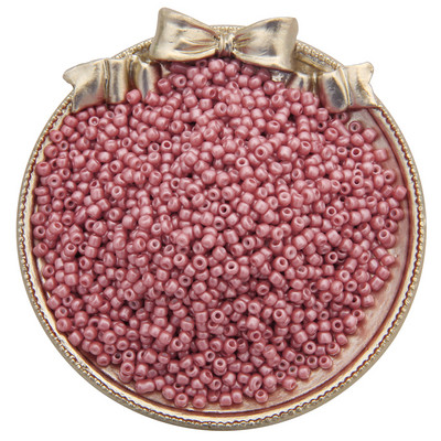 1000Gb 3mm Pērļu krāsas krāsas efekta stikla sēklu krelles DIY apģērbu šūšanai rotaslietas izgatavošanai franču izšūšanas amatniecības piederumi 30g