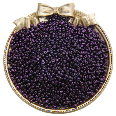 1000Gb 3mm Pērļu krāsas krāsas efekta stikla sēklu krelles DIY apģērbu šūšanai rotaslietas izgatavošanai franču izšūšanas amatniecības piederumi 30g