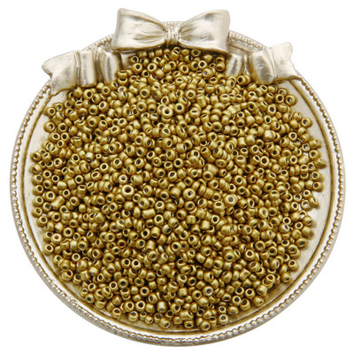 1000Gb 3mm Pērļu krāsas krāsas efekta stikla sēklu krelles DIY apģērbu šūšanai rotaslietas izgatavošanai franču izšūšanas amatniecības piederumi 30g