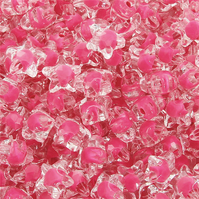 30g 83-110Gb krelles krelles Caurspīdīgas/Matētas apaļas zvaigznes plastmasas akrila apģērba krelles ar rokām darinātas šūšanas amatniecības aksesuāri