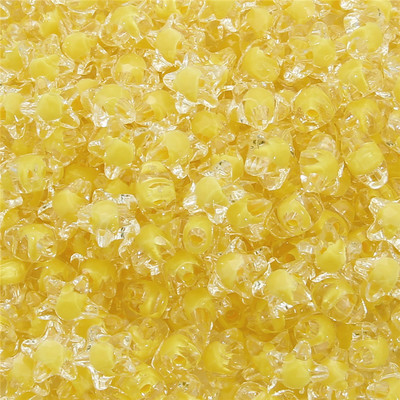 30g 83-110Gb krelles krelles Caurspīdīgas/Matētas apaļas zvaigznes plastmasas akrila apģērba krelles ar rokām darinātas šūšanas amatniecības aksesuāri