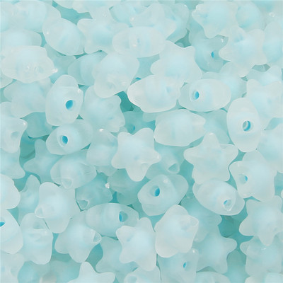 30g 83-110Gb krelles krelles Caurspīdīgas/Matētas apaļas zvaigznes plastmasas akrila apģērba krelles ar rokām darinātas šūšanas amatniecības aksesuāri