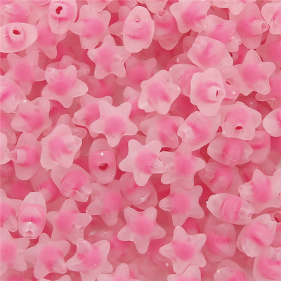 30g 83-110Gb krelles krelles Caurspīdīgas/Matētas apaļas zvaigznes plastmasas akrila apģērba krelles ar rokām darinātas šūšanas amatniecības aksesuāri