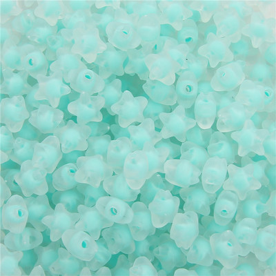 30g 83-110Gb krelles krelles Caurspīdīgas/Matētas apaļas zvaigznes plastmasas akrila apģērba krelles ar rokām darinātas šūšanas amatniecības aksesuāri