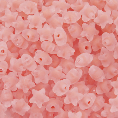 30g 83-110Gb krelles krelles Caurspīdīgas/Matētas apaļas zvaigznes plastmasas akrila apģērba krelles ar rokām darinātas šūšanas amatniecības aksesuāri