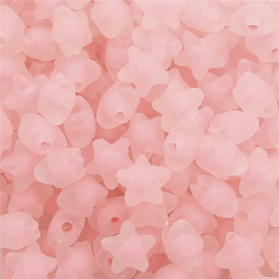 30g 83-110Gb krelles krelles Caurspīdīgas/Matētas apaļas zvaigznes plastmasas akrila apģērba krelles ar rokām darinātas šūšanas amatniecības aksesuāri