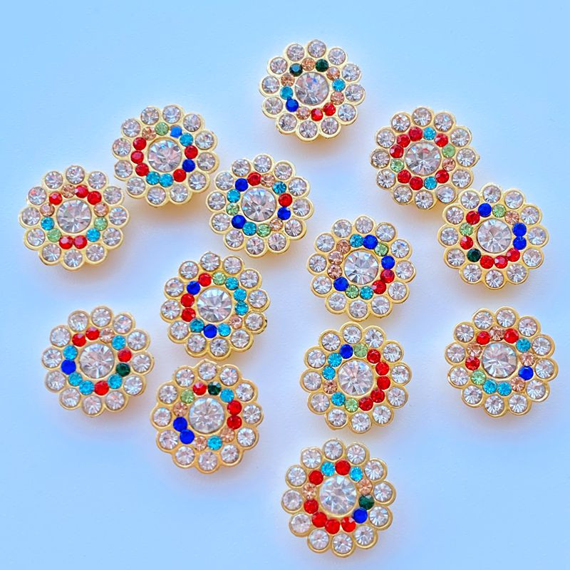 30gab Jaunas spīdīgas krāsainas krelles Plakanas krelles īsu albumu kartīšu dekorēšanai DIY rotaslietas Amatniecība L47