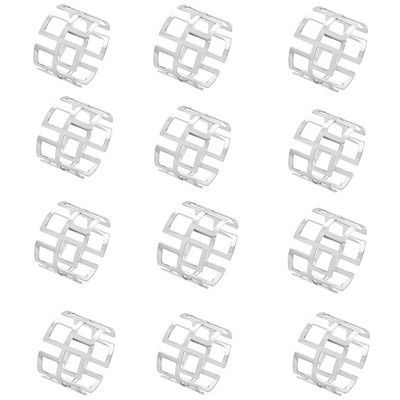 12gb Muguras raksts Kāzu salvešu gredzeni Galda dekorēšana Dobs Ģimenes Salidojums Ikdienas lietošanai Salvešu sprādzes turētājs