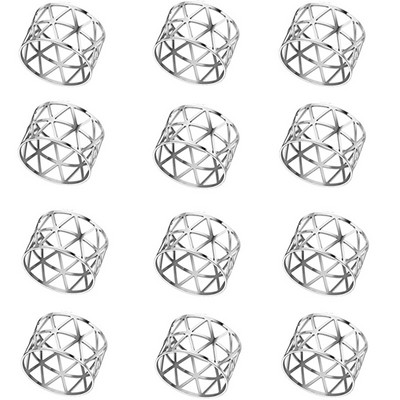 12gb Muguras raksts Kāzu salvešu gredzeni Galda dekorēšana Dobs Ģimenes Salidojums Ikdienas lietošanai Salvešu sprādzes turētājs