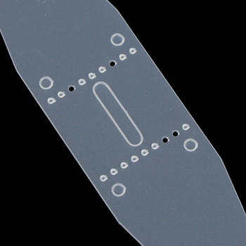 Нови 6 бр./компл. PVC кожена катарама за колан Шаблони за щанцоване на плесен Инструмент за шаблони Направи си сам Инструмент за изработка на кожа