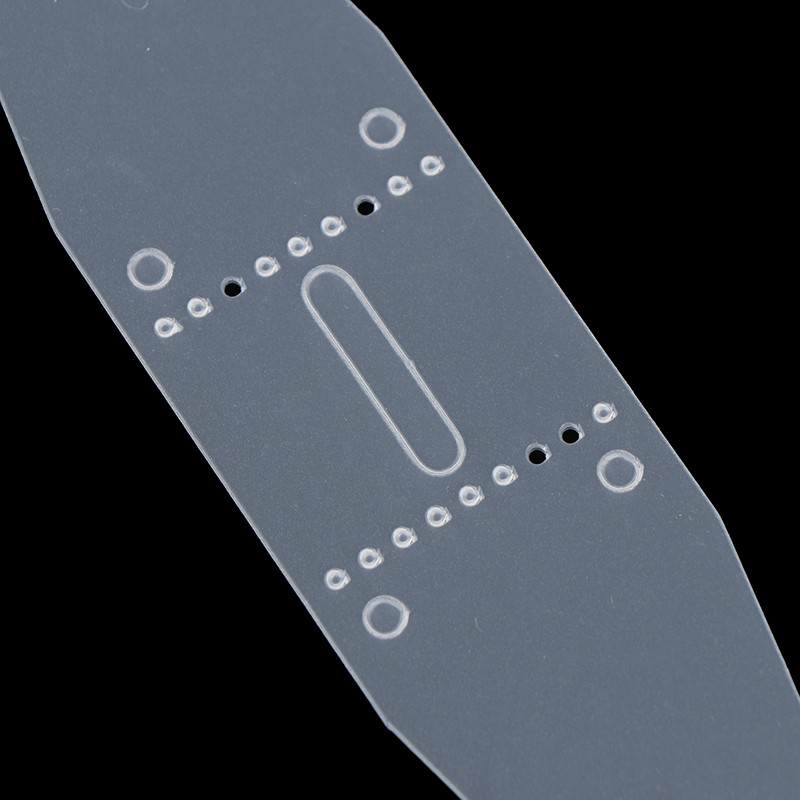 Nauji 6 vnt. / rinkinys PVC odinio diržo sagties galvutės šablonai perforavimo formos trafareto įrankis „pasidaryk pats“ odinis amatų įrankis