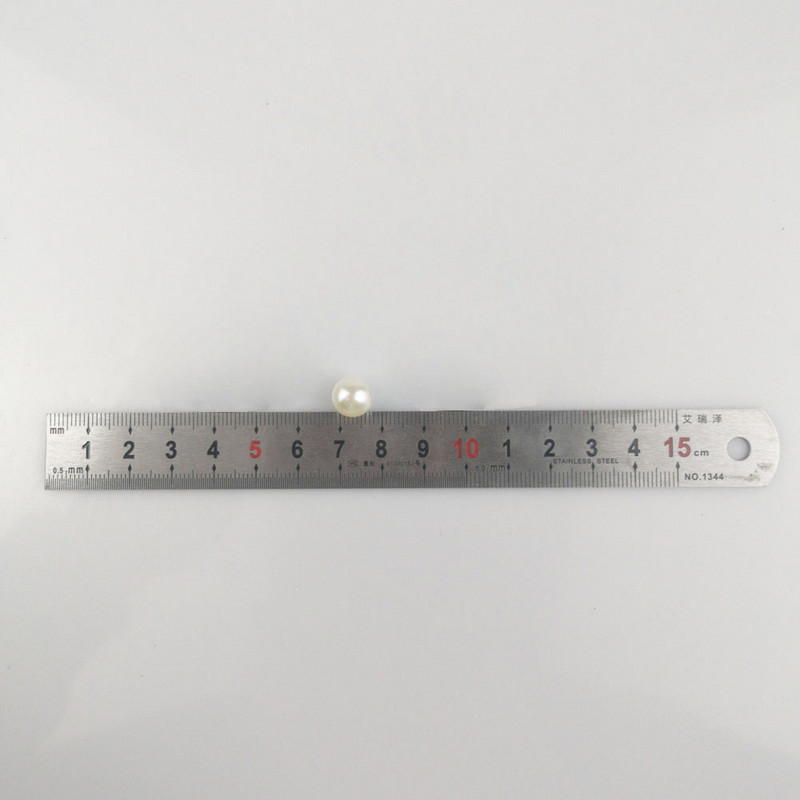 DIY sānu caurumu imitācijas pērļu roku darbs materiāls rotaslietas rokassprādze apģērbu dekorēšanas aksesuāri ABS apaļas brīvas krelles 8mm