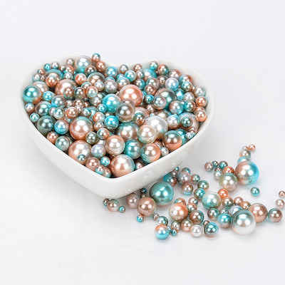 15 g jaukta izmēra 4/5/6/8 mm krelles bez cauruma Krāsainas pērles, apaļas akrila pērles imitācijas, DIY rotaslietu izgatavošanai, apģērba apavi