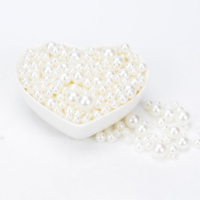 15 g jaukta izmēra 4/5/6/8 mm krelles bez cauruma Krāsainas pērles, apaļas akrila pērles imitācijas, DIY rotaslietu izgatavošanai, apģērba apavi