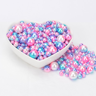 15 g jaukta izmēra 4/5/6/8 mm krelles bez cauruma Krāsainas pērles, apaļas akrila pērles imitācijas, DIY rotaslietu izgatavošanai, apģērba apavi