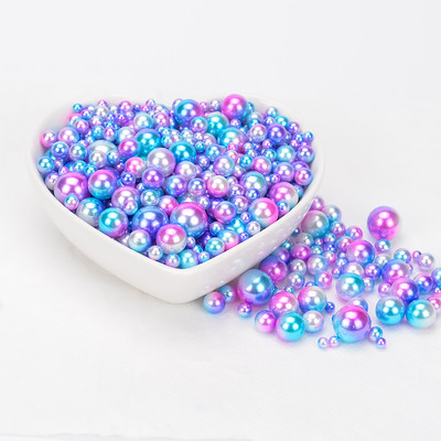 15 g jaukta izmēra 4/5/6/8 mm krelles bez cauruma Krāsainas pērles, apaļas akrila pērles imitācijas, DIY rotaslietu izgatavošanai, apģērba apavi