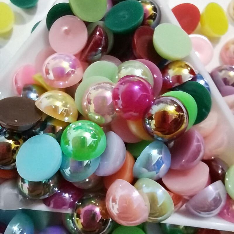 2/3/4/5/6/8/10/12mm pērļu krelles ABS brīvas pusapaļas pērļu rokdarbi modes rotaslietu izgatavošanai nagu mākslas DIY imitācijas apģērba krelles