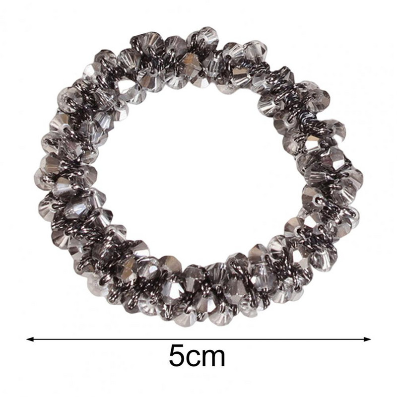 6 gab. Salvešu gredzeni Mākslīgā kristāla krelles formas salvešu turētāji Galda noformējums apaļš viesnīcas izlaiduma pusdienu galds, salvešu apļi