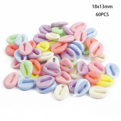 Jauktas krāsas akrila krelles DIY apģērbu šūšana perforācijas krelles mākslai Scrapbooking dekorēšana DIY rotaslietu izgatavošana