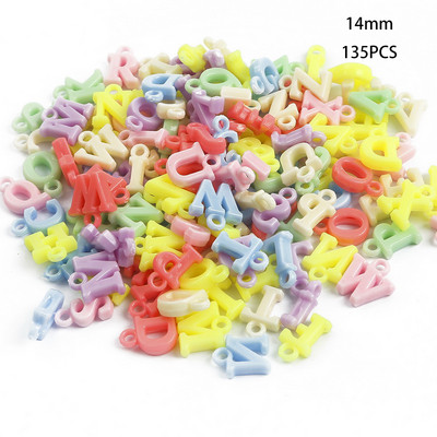 Jauktas krāsas akrila krelles DIY apģērbu šūšana perforācijas krelles mākslai Scrapbooking dekorēšana DIY rotaslietu izgatavošana