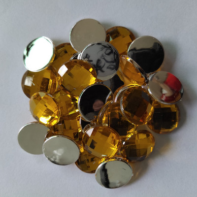 20mm 10gab/iepakojumā,melni siāma ametista apaļi akrila rhinestones,TAIVĀNA akrila kristāla plakana aizmugures rhinestones juvelierizstrādājumu aksesuāri