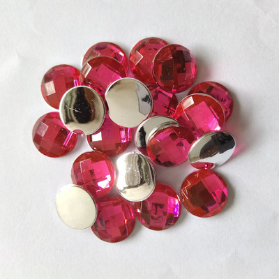 20mm 10gab/iepakojumā,melni siāma ametista apaļi akrila rhinestones,TAIVĀNA akrila kristāla plakana aizmugures rhinestones juvelierizstrādājumu aksesuāri