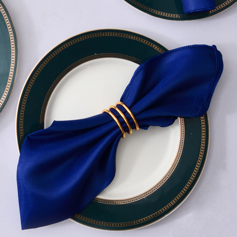 6gab Metāla kāzu salvešu gredzeni Galda noformējums Dobs ģimenes salidojums Ikdienā lietojams salvešu sprādzes turētājs kāzām