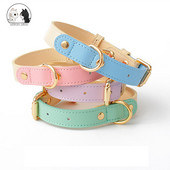 Ādas suņu kakla siksna DIY personalizēta, iegravēta kucēna nosaukuma plāksnītes ID kaklasiksnas, regulējamas maziem un vidējiem suņiem mājdzīvnieku apkakles pēc pasūtījuma