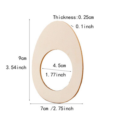 10gab Lieldienu zaķa salvešu turētāja gredzena truša formas Lieldienu dekorācija mājas ballītēm vakariņu galdam Koka dekoru piederumi virtuvei