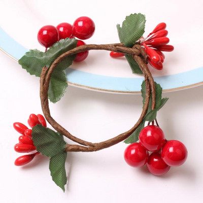 6vnt/rinkinys Kalėdų servetėlių žiedai Servetėlių laikikliai Žiedai švenčių Naujiesiems 2022 metams Stalo dekoravimui Servetėlių sagtis namų stalo indas