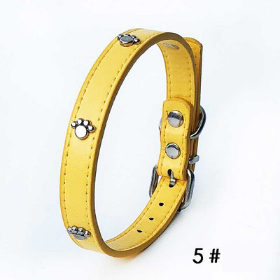 Suņu kakla siksna Ādas siksna Maza suņu kakla siksna Bezmaksas piederumi kucēniem Mājdzīvnieku piederumi Ķepas Ādas kaklasiksna Zelta retrīvera aksesuāri E