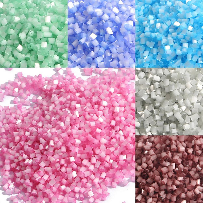 Modes 3600gab daudzkrāsainas izvēles čehu stikla sēklu krelles Apaļas krelles 2mm Amatniecības izgatavošanai DIY albuma dekorēšanai