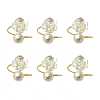 Dvianna 6Gb citronu salvešu gredzenu turētājs Pateicības dienai Ziemassvētku Kāzu vakariņām Svētku Lieldienu galda noformējums 2023 HWC100