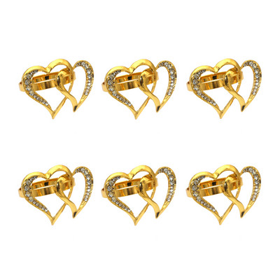 Dvianna 6Gb citronu salvešu gredzenu turētājs Pateicības dienai Ziemassvētku Kāzu vakariņām Svētku Lieldienu galda noformējums 2023 HWC100