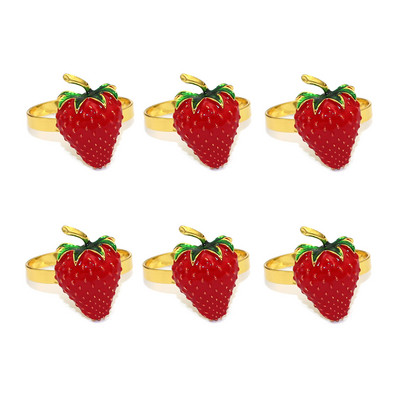 Dvianna 6Gb citronu salvešu gredzenu turētājs Pateicības dienai Ziemassvētku Kāzu vakariņām Svētku Lieldienu galda noformējums 2023 HWC100