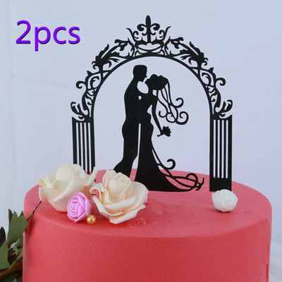 novios tarta boda Kūku karogi Mīlestības sirds Kāzu torte Topper Līgava līgavainis kāzu ballīte Kūkas cepšana Dekors saderināšanās kūku piederumi