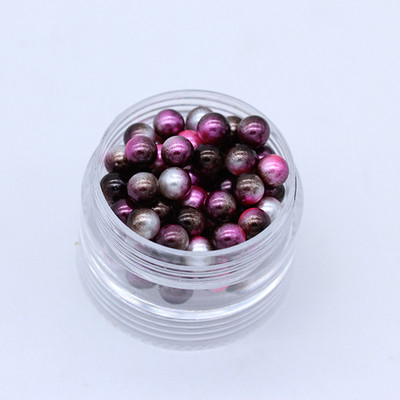 3-10 mm varavīksnes nāriņa bez cauruma, apaļa akrila imitācijas pērļu starplikas, vaļīgas krelles DIY albumam Dekorācijas juvelierizstrādājumu izgatavošana