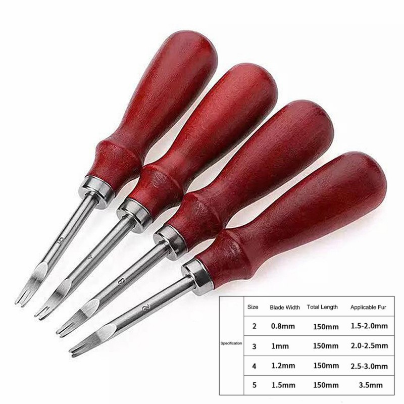 1 vnt. 0,8/1,0/1,2/1,5 mm odinis kraštas nusklembęs peilis, pjovimo rankinis įrankis su medine rankena „pasidaryk pats“ įrankiai