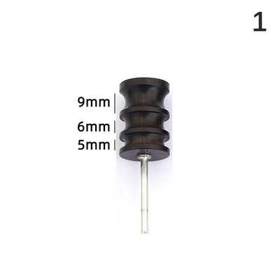 Odos kraštų elektrinis poliravimas, plokščia/smailia galvutė sandalmedžio oda, rankdarbiai, „pasidaryk pats“ įrankiai, antgaliai „Blunisher“ medienos amatų įrankis