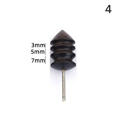 Odos kraštų elektrinis poliravimas, plokščia/smailia galvutė sandalmedžio oda, rankdarbiai, „pasidaryk pats“ įrankiai, antgaliai „Blunisher“ medienos amatų įrankis